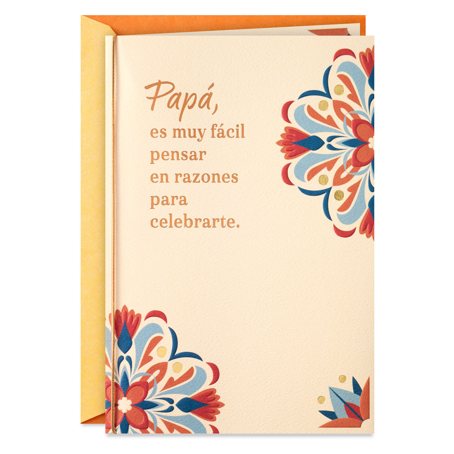 Easy to Celebrate You Spanish-Language Birthday Card for Dad
