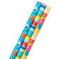 Colorful Celebration 3-Pack Wrapping Paper, 55 sq. ft. total, , large image number 1