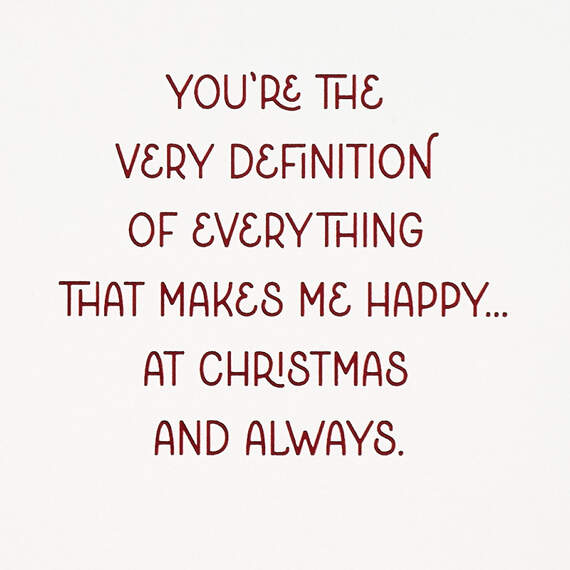 You're Everything That Makes Me Happy Christmas Card for Husband, , large image number 2