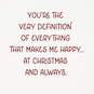 You're Everything That Makes Me Happy Christmas Card for Husband, , large image number 2