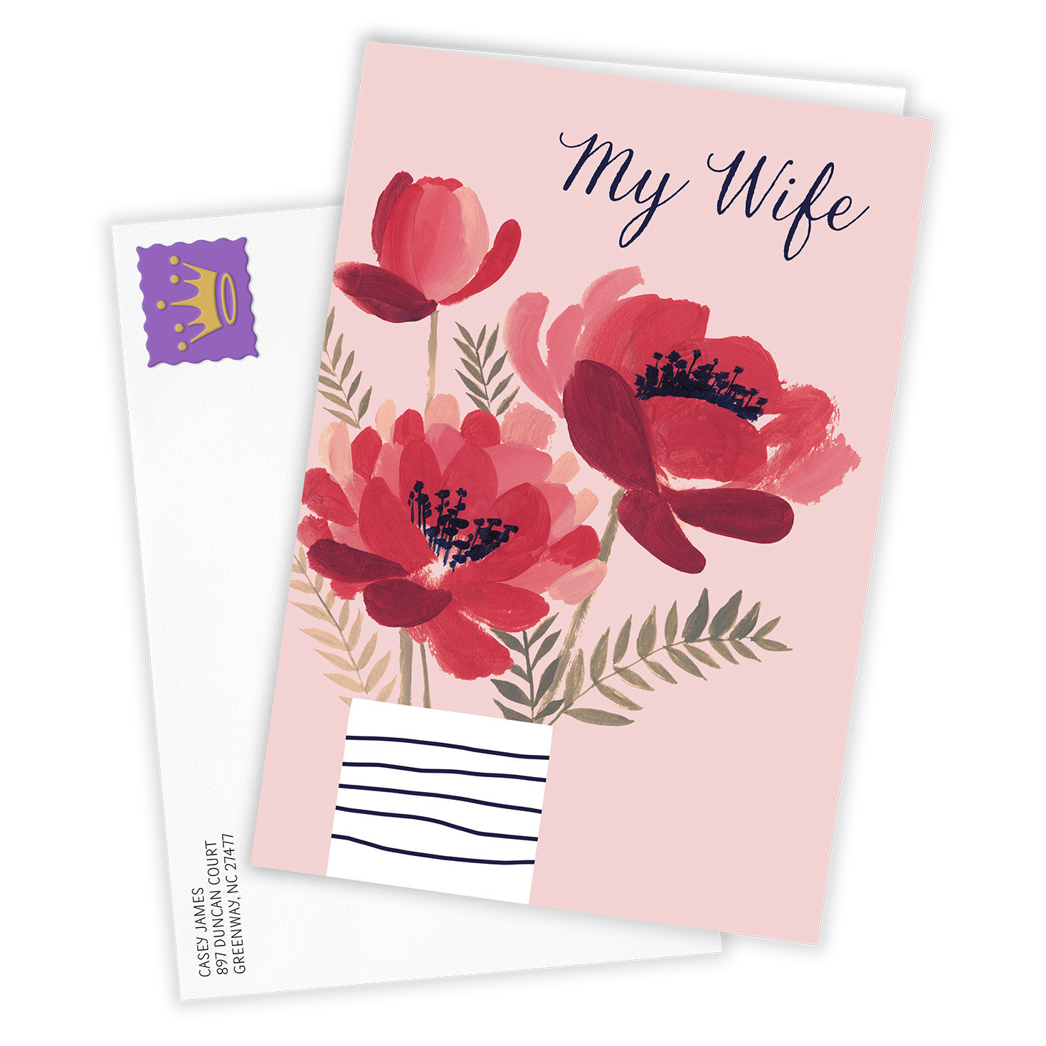 Grateful for You Custom Love Card for Her, , large image number 2
