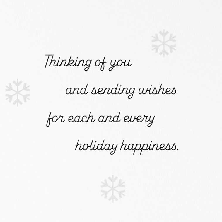 Bear and Fox on Forest Green Boxed Christmas Cards Sentiment image number 4