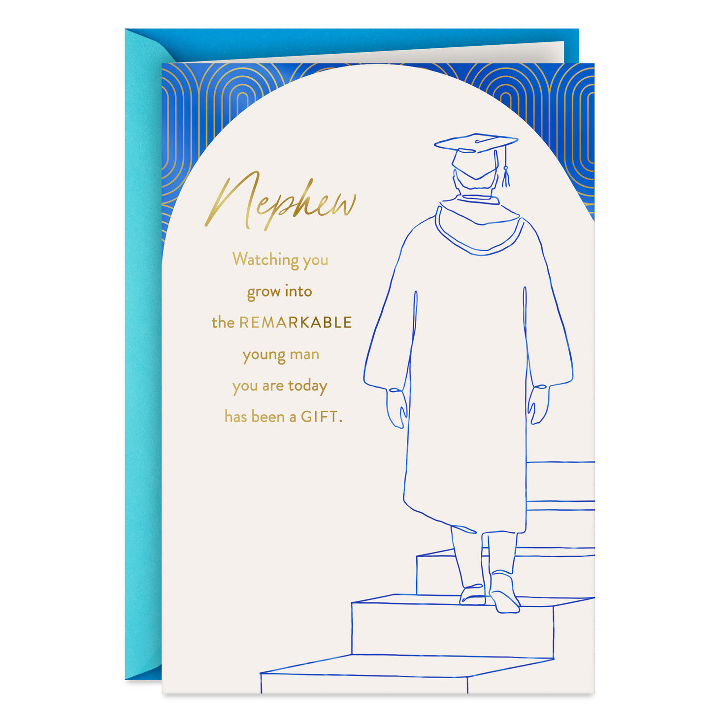 Watching You Grow Has Been a Gift Graduation Card for Nephew