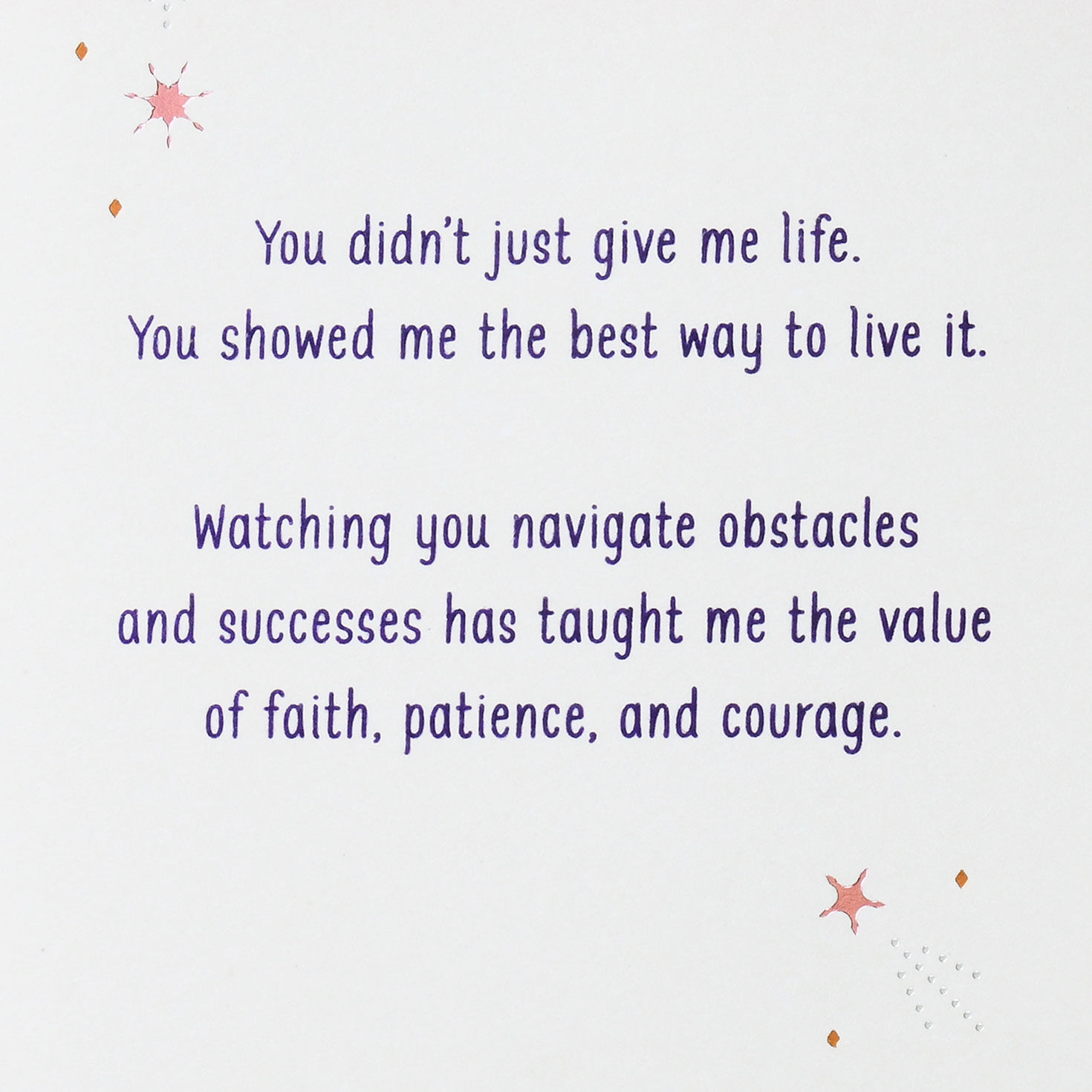 Sparkly Star Mountain Landscape Mom Mother's Day Card  image number 2