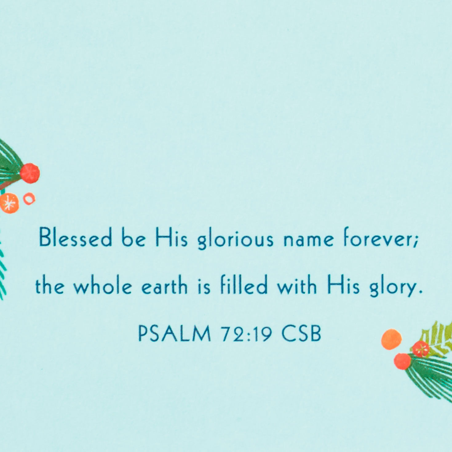 Two Hot Cocoa Mugs Son & His Wife Christmas Card scripture image number 3
