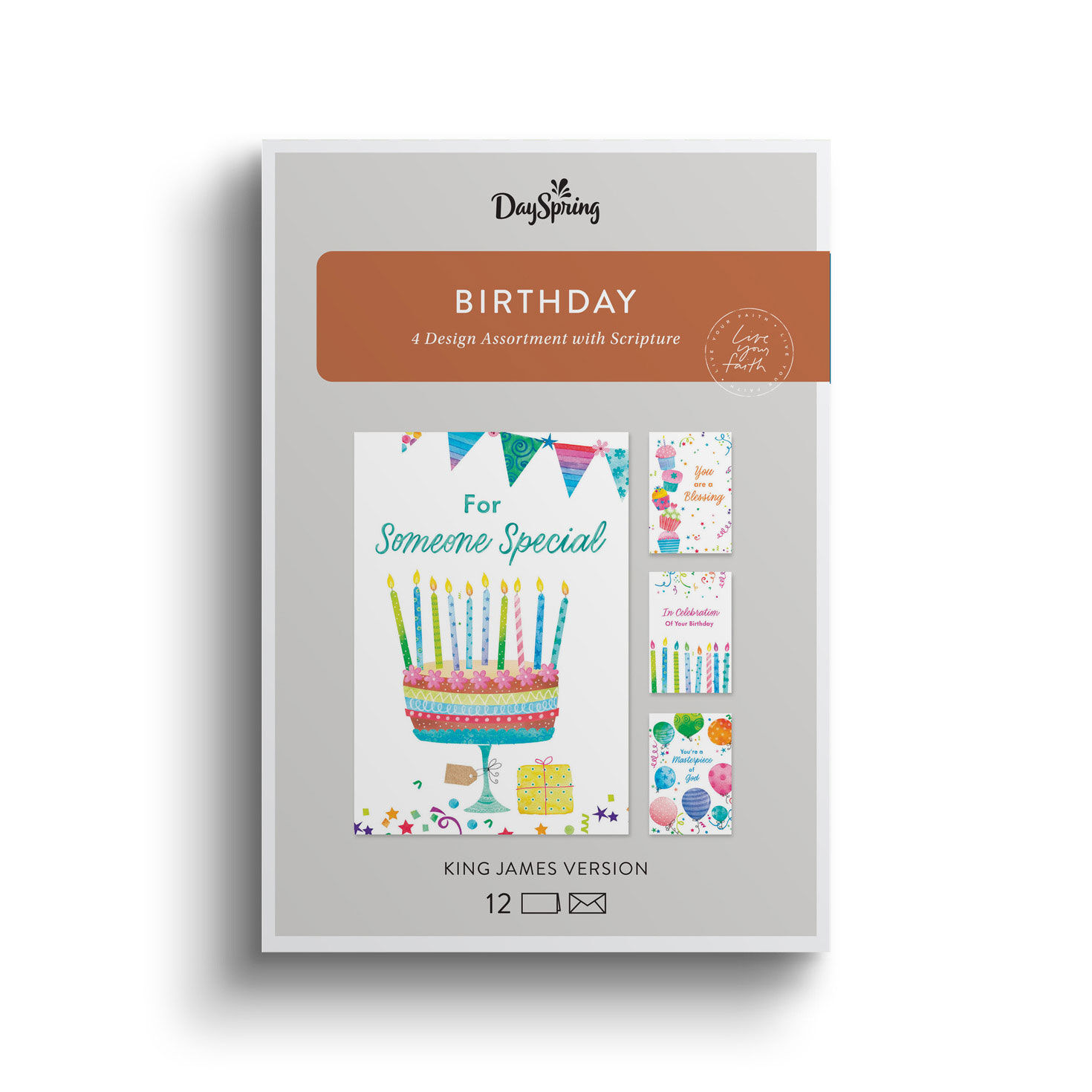 Party Designs DaySpring Birthday Cards Assortment package front image number 2