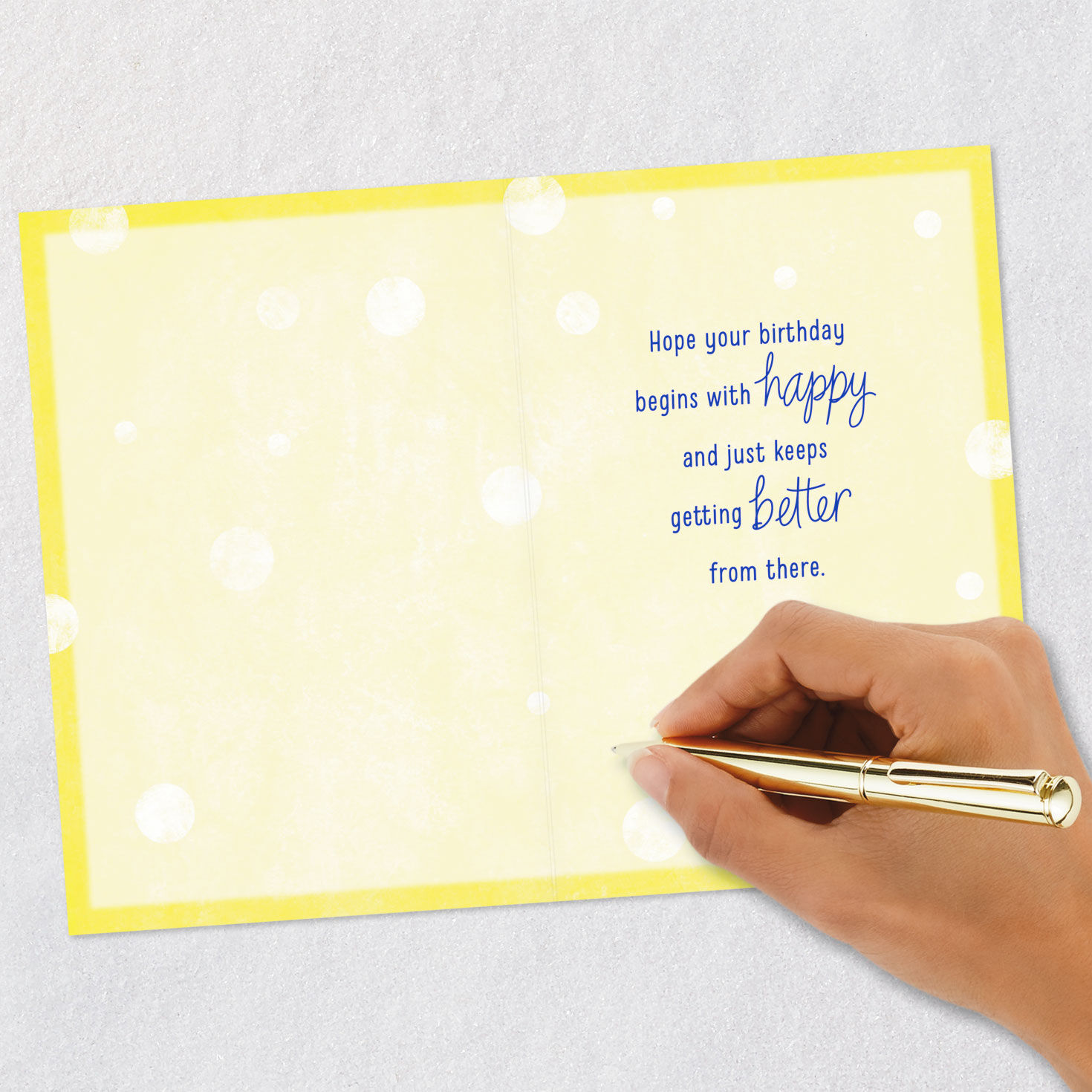 Tiered Cake With Candles Happy Birthday Card Signing card image number 6