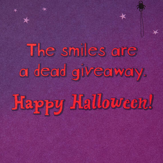 Smiling Skeleton Funny Halloween Card for Grandson, , large image number 2