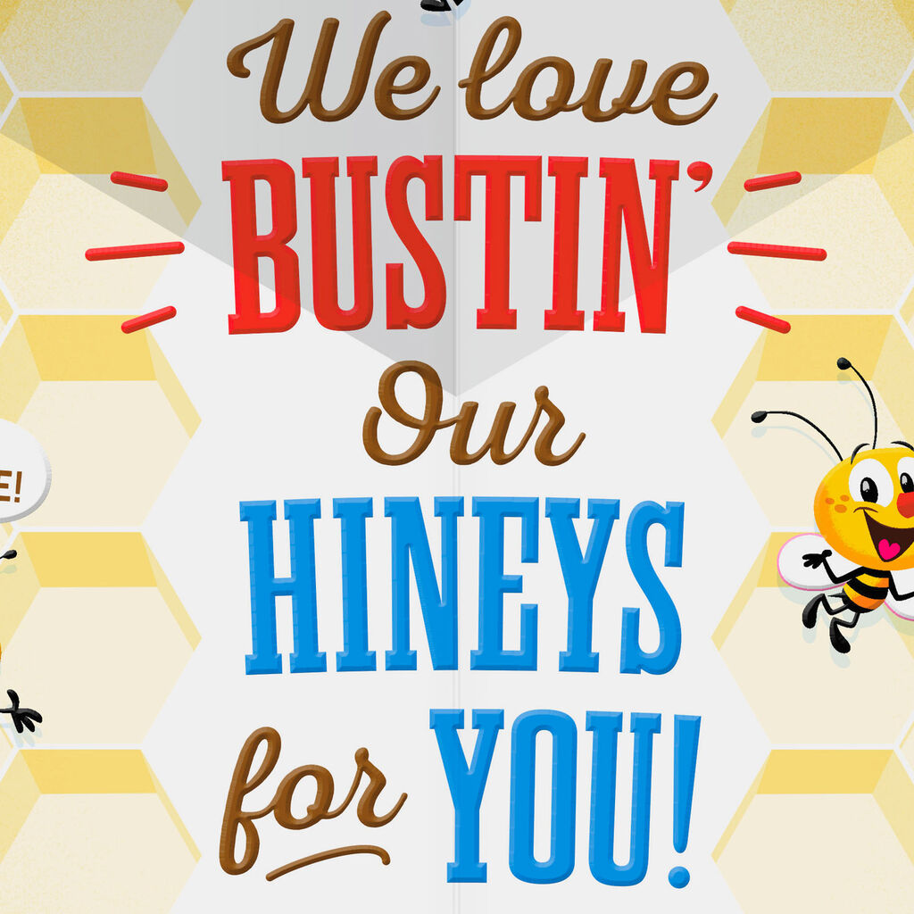 Bee Poem Funny Pop Up Boss S Day Card From Us Greeting Cards