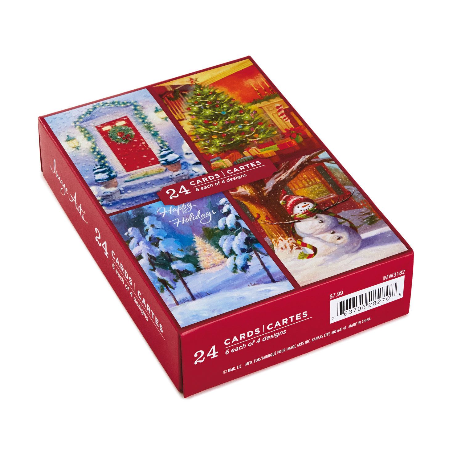 Door and Trees Assorted Boxed Christmas Cards package front image number 2