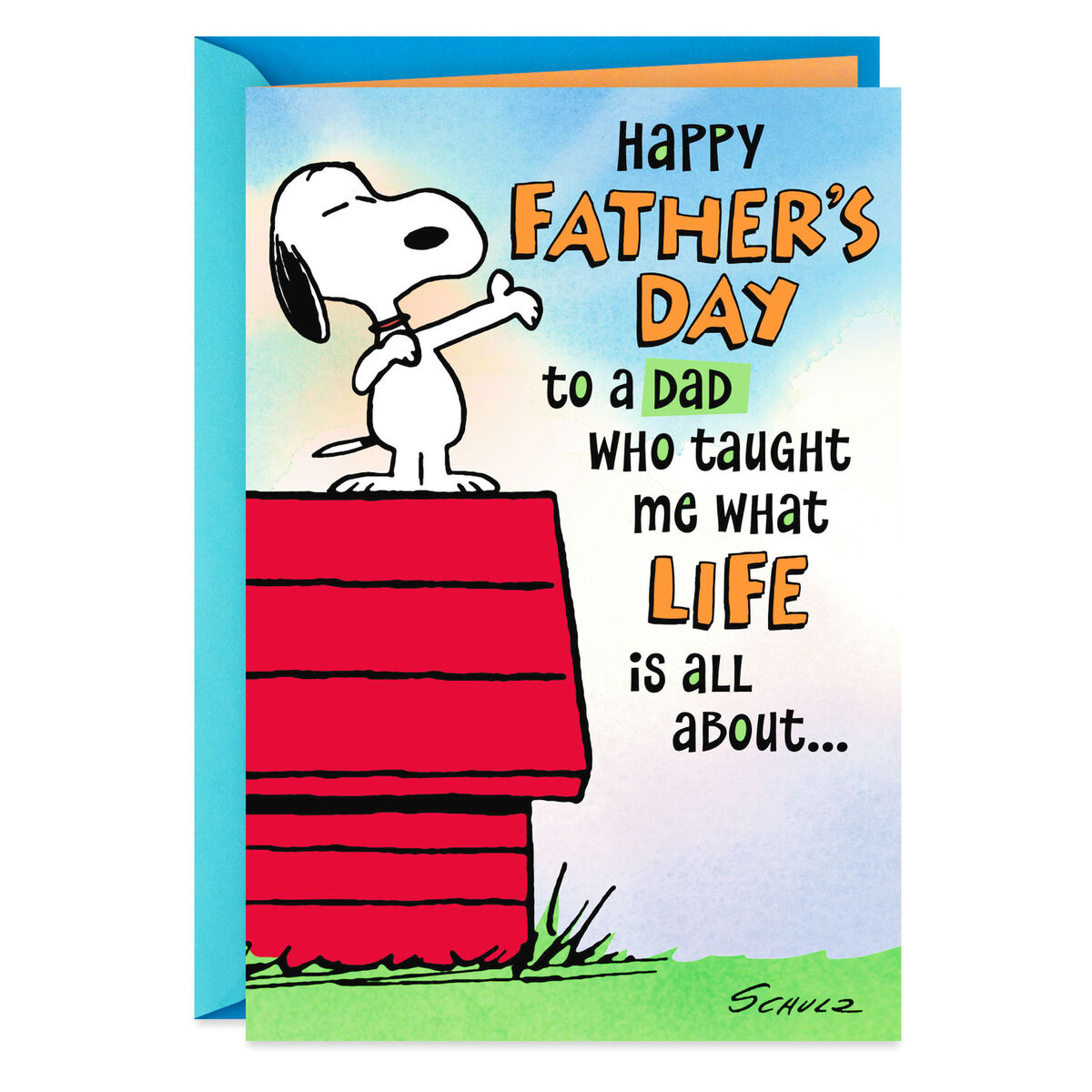 Peanuts® Snoopy Funny PopUp Father's Day Card for Dad Greeting Cards