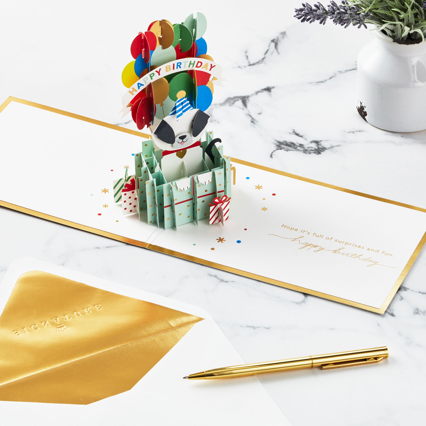 It's Your Day Puppy in Present 3D Pop-Up Birthday Card, , large image number 6