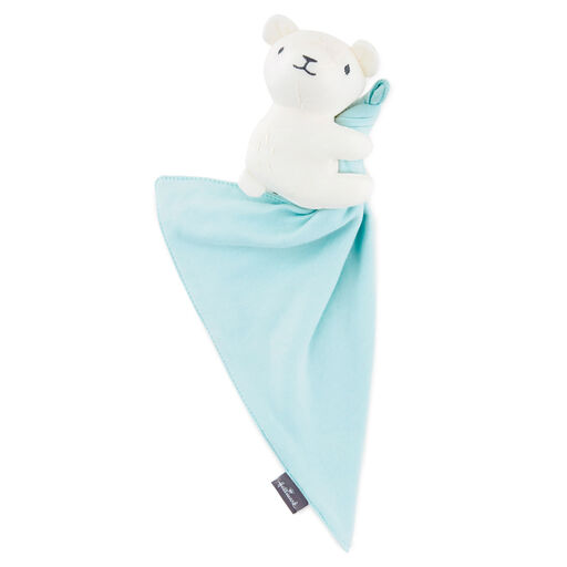 A Starry Good Night Board Book and Polar Bear Lovey Blanket Set, 
