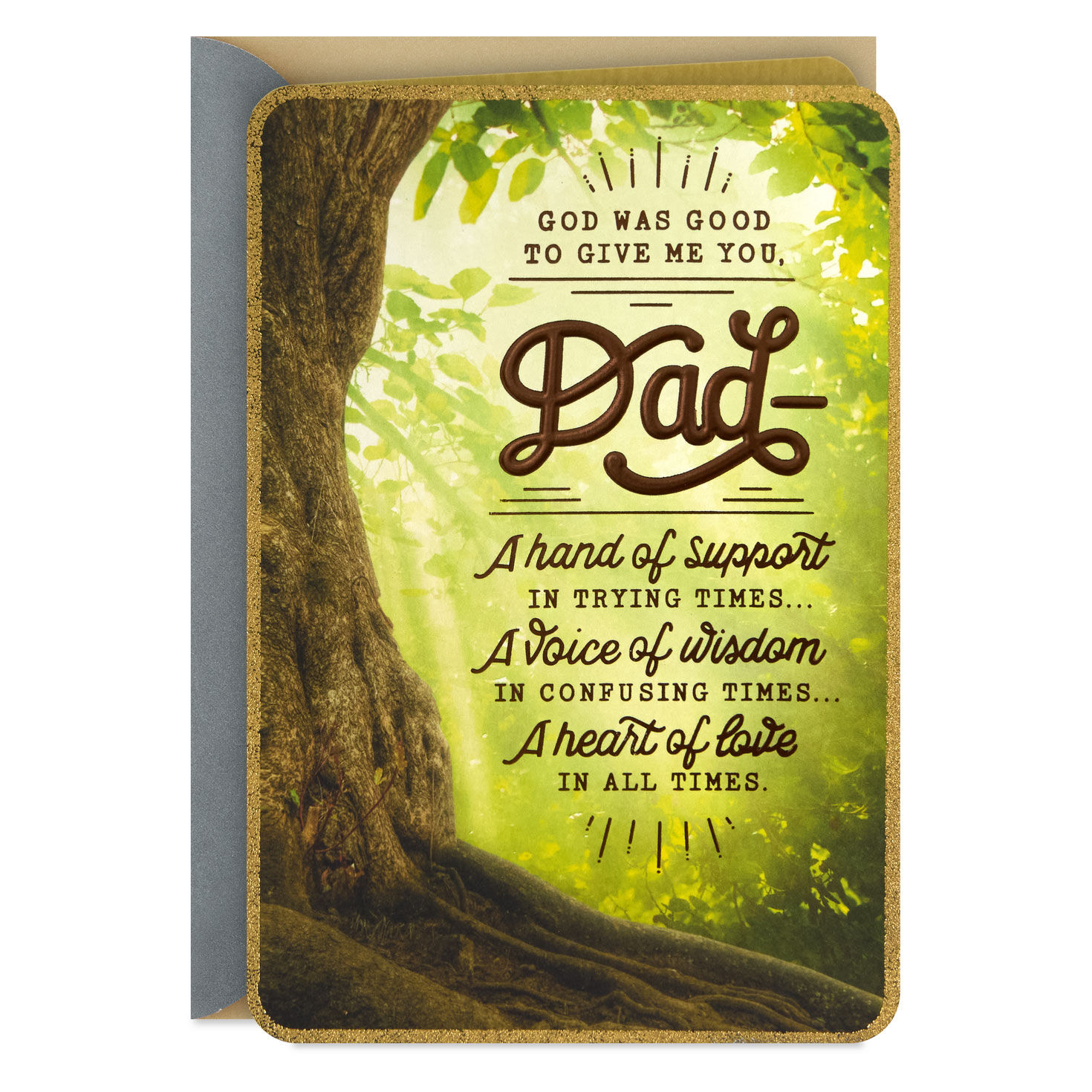 God Was Good to Give Me You Father's Day Card for Dad