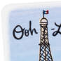 3.25" Mini Ooh-La-La Eiffel Tower and Heart Blank Love Card, , large image number 4