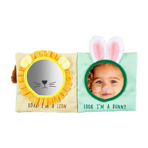 Mud Pie Let's See Who I Can Be Mirror Cloth Baby Book, 
