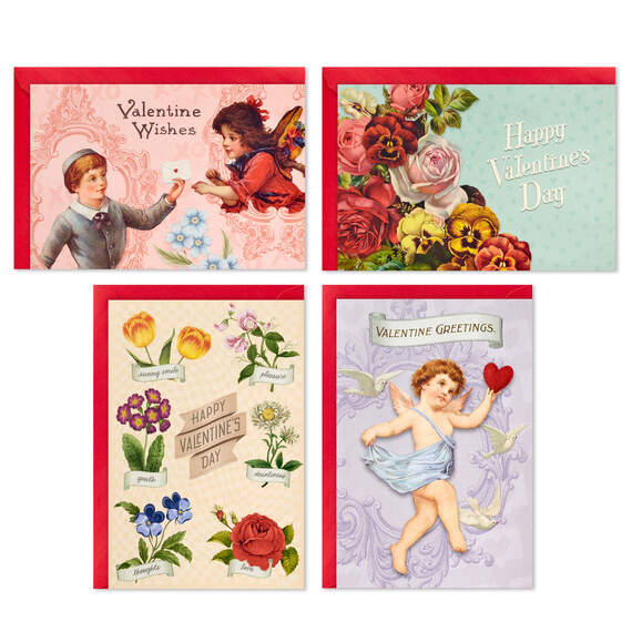 Vintage Archives Boxed Valentine's Day Cards, Pack of 12, , large image number 3