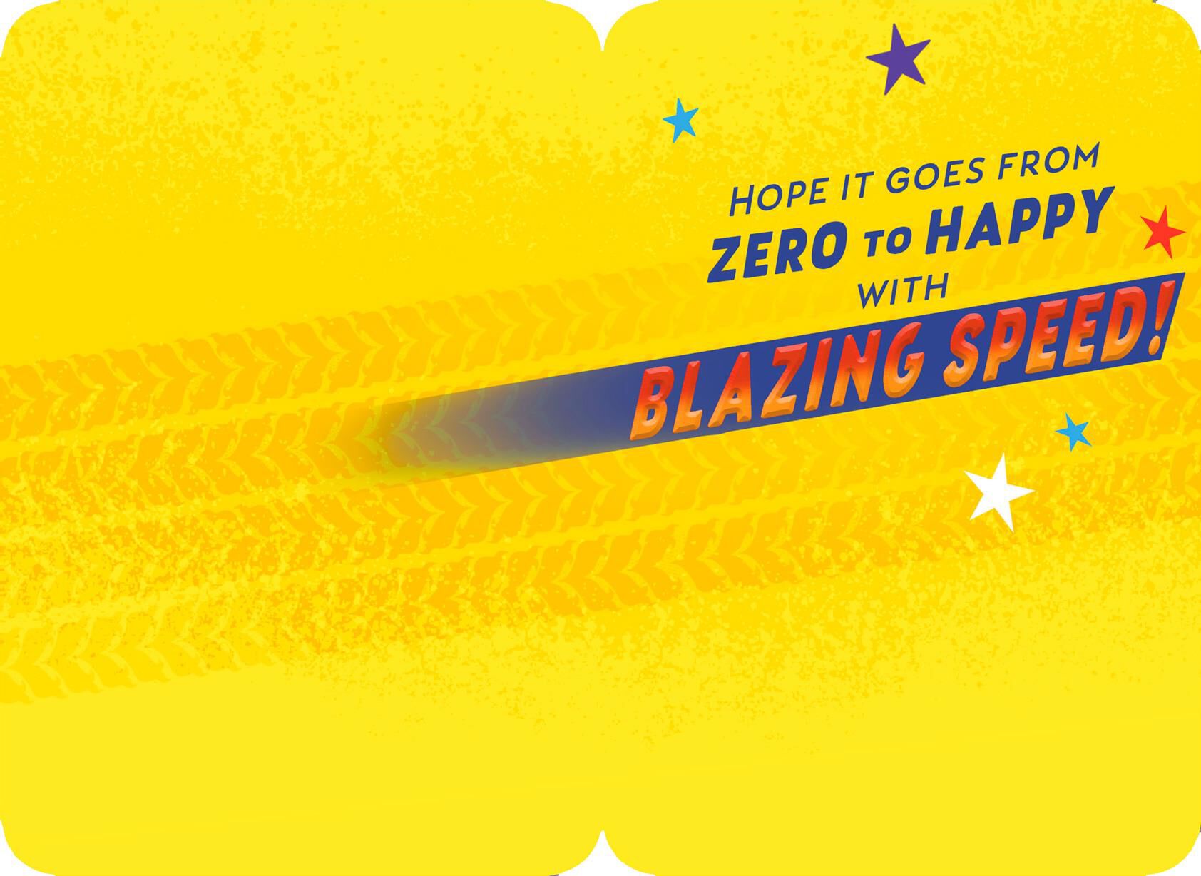 Blaze and the Monster Machines Blazing Speeds Birthday Card