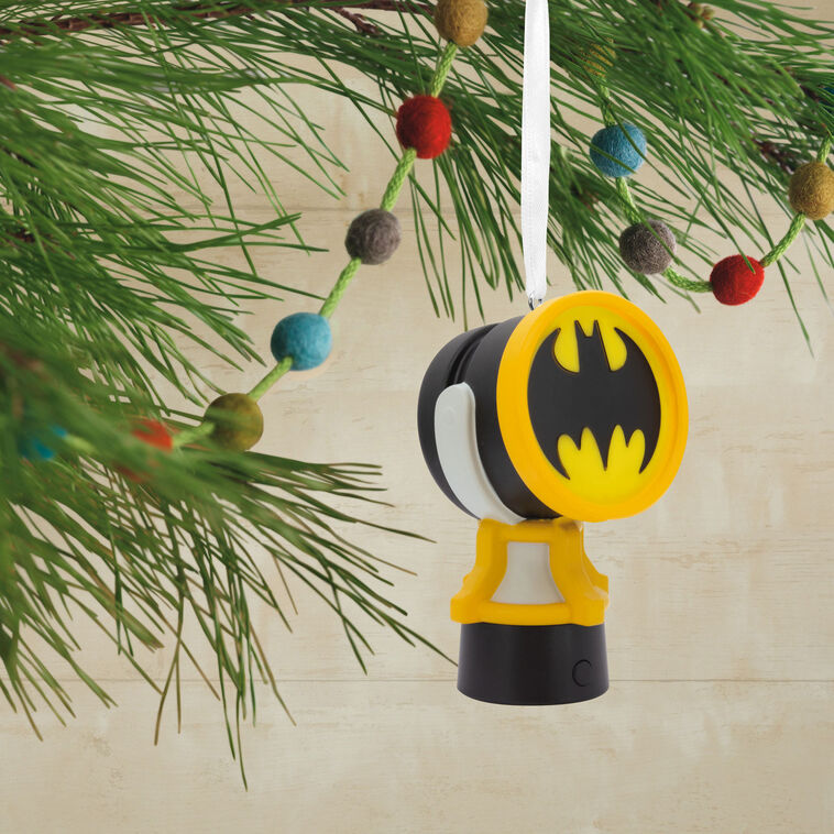 DC™ Batman™ Bat-Signal™ Hallmark Ornament With Light, , large image number 2