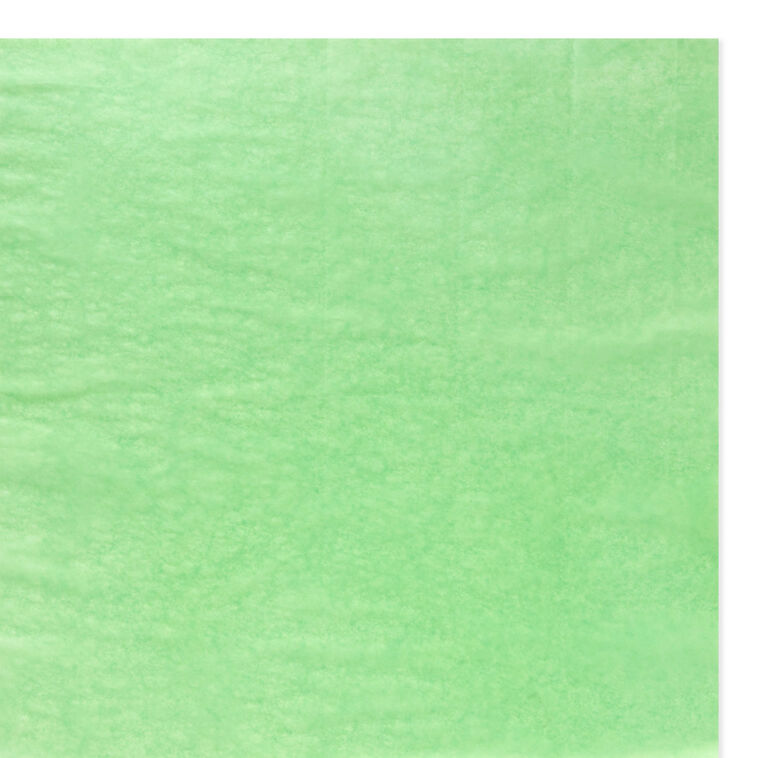 Solid Apple Green Tissue Paper, 8 sheets, Apple Green, large image number 3