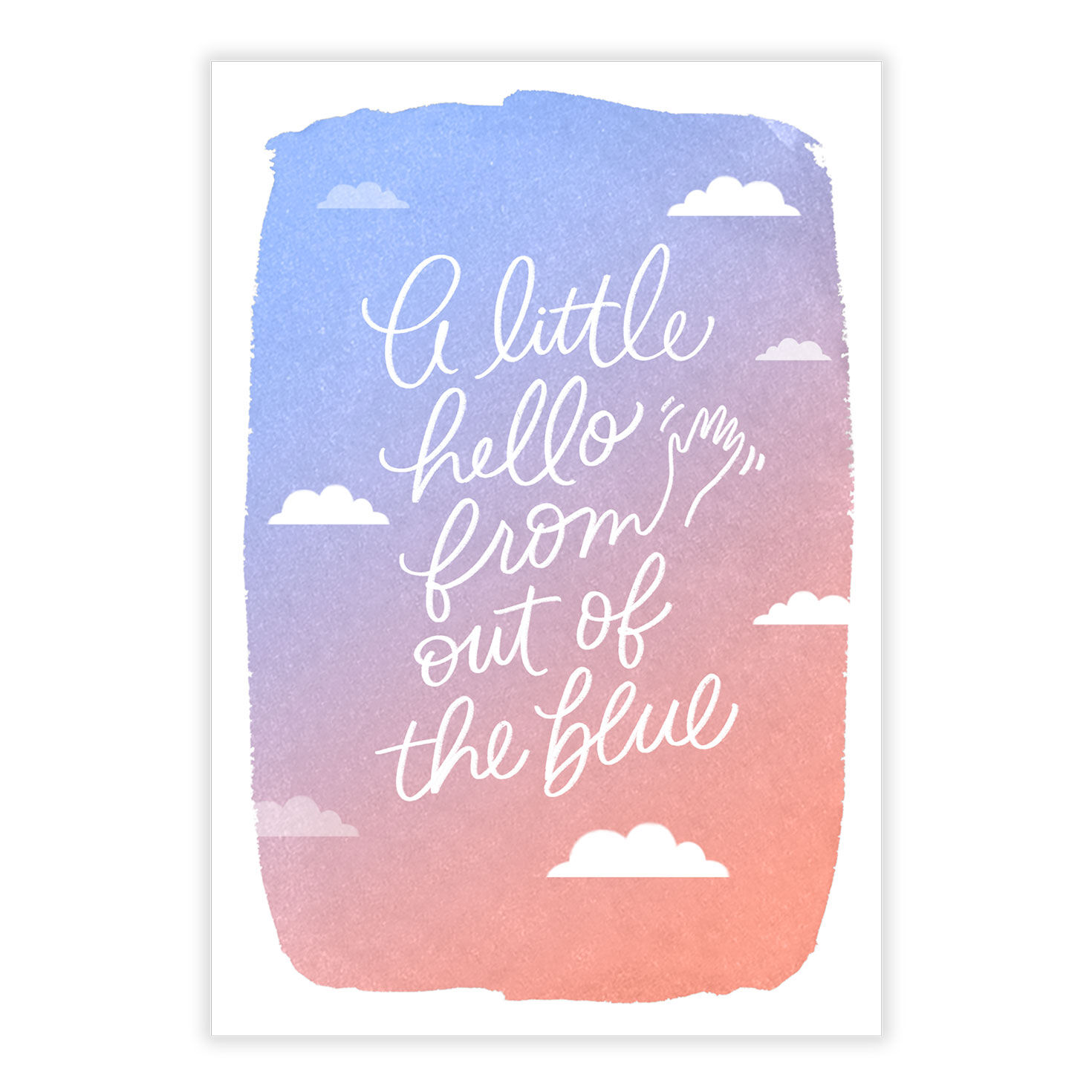 Little Hello Clouds eCard, , large image number 2