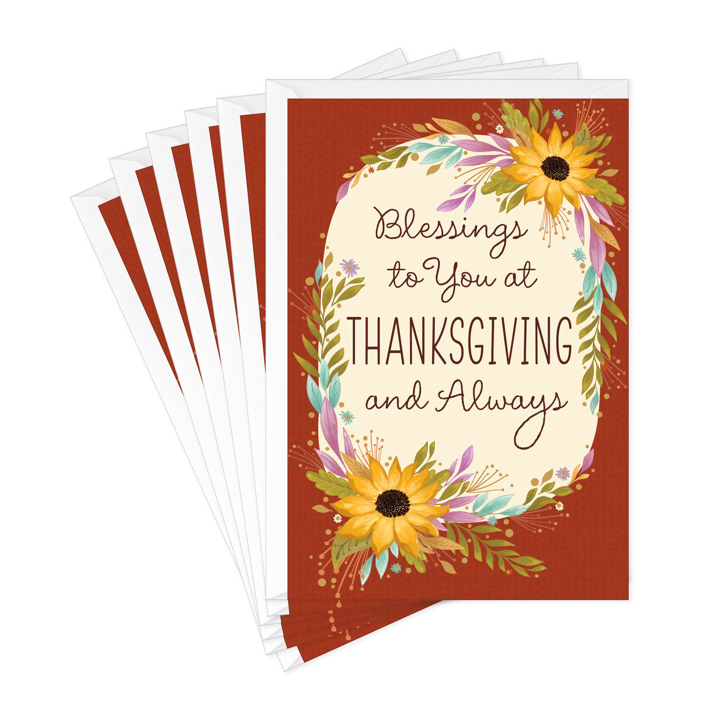 Many Reasons to Be Thankful Thanksgiving Cards, Pack of 6