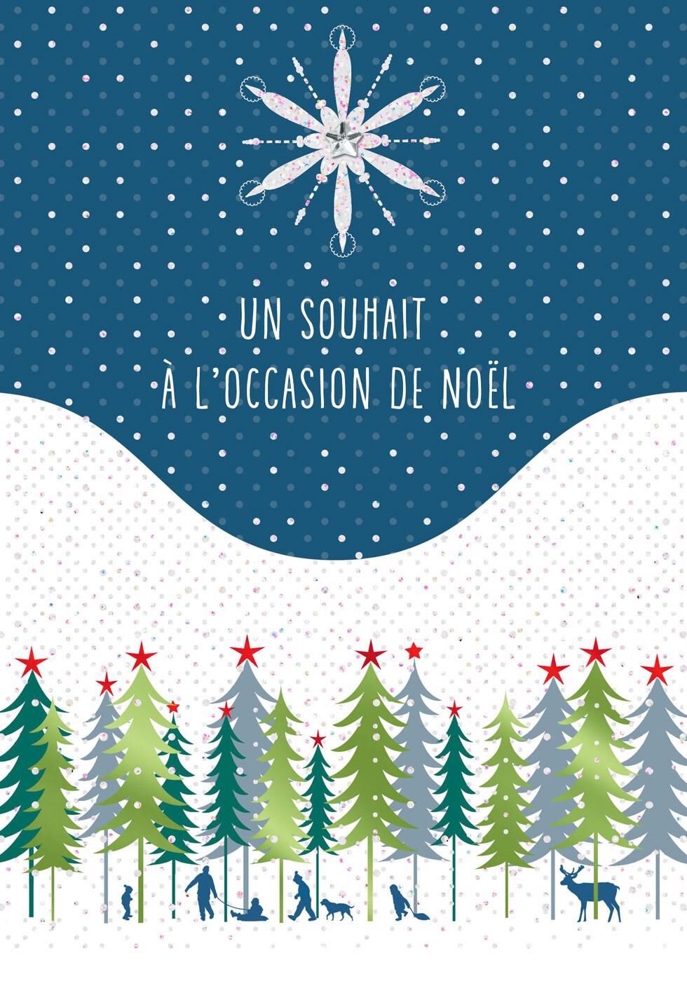 Joyeux Noel French-Language Christmas Card