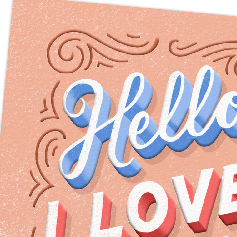 Hello Hi Again Love Card, , large image number 4