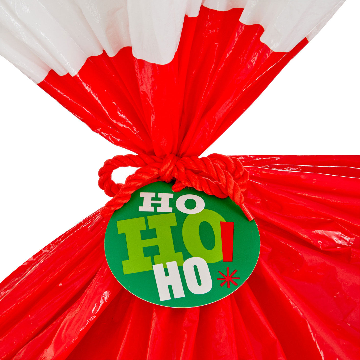 56" Snowflakes and Santa Face 2-Pack Giant Plastic Christmas Gift Bags for only USD 10.99 | Hallmark
