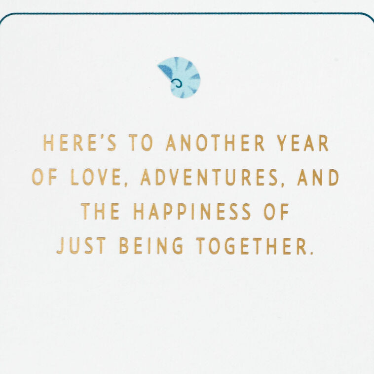 Beach Chairs 3D Pop-Up Anniversary Card Sentiment image number 3