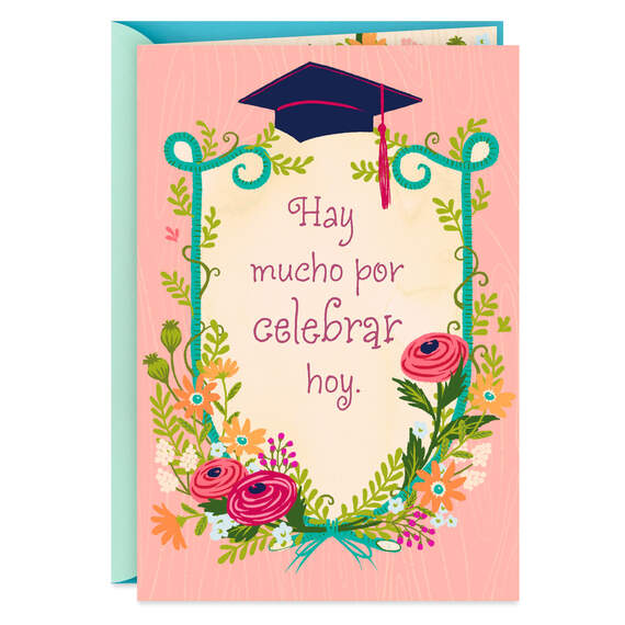 Determination and Dedication Spanish-Language Graduation Card, , large image number 1
