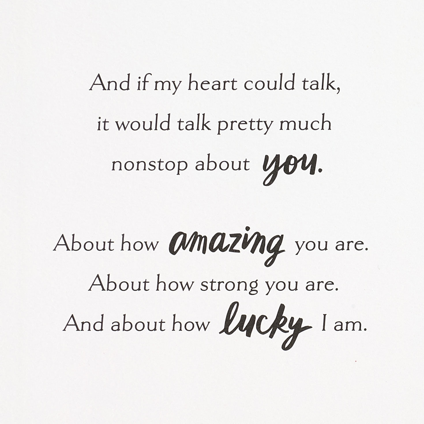 Gold Ribbon and Dots Romantic Valentine's Day Card Sentiment image number 2