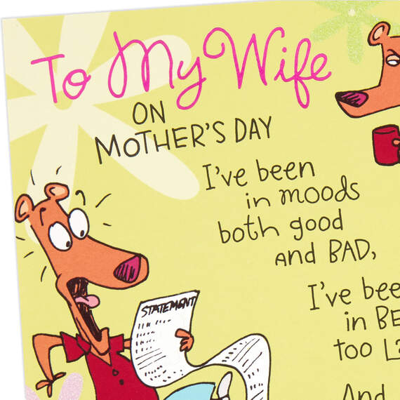 Always in Love Funny Pop-Up Mother's Day Card for Wife, , large image number 5