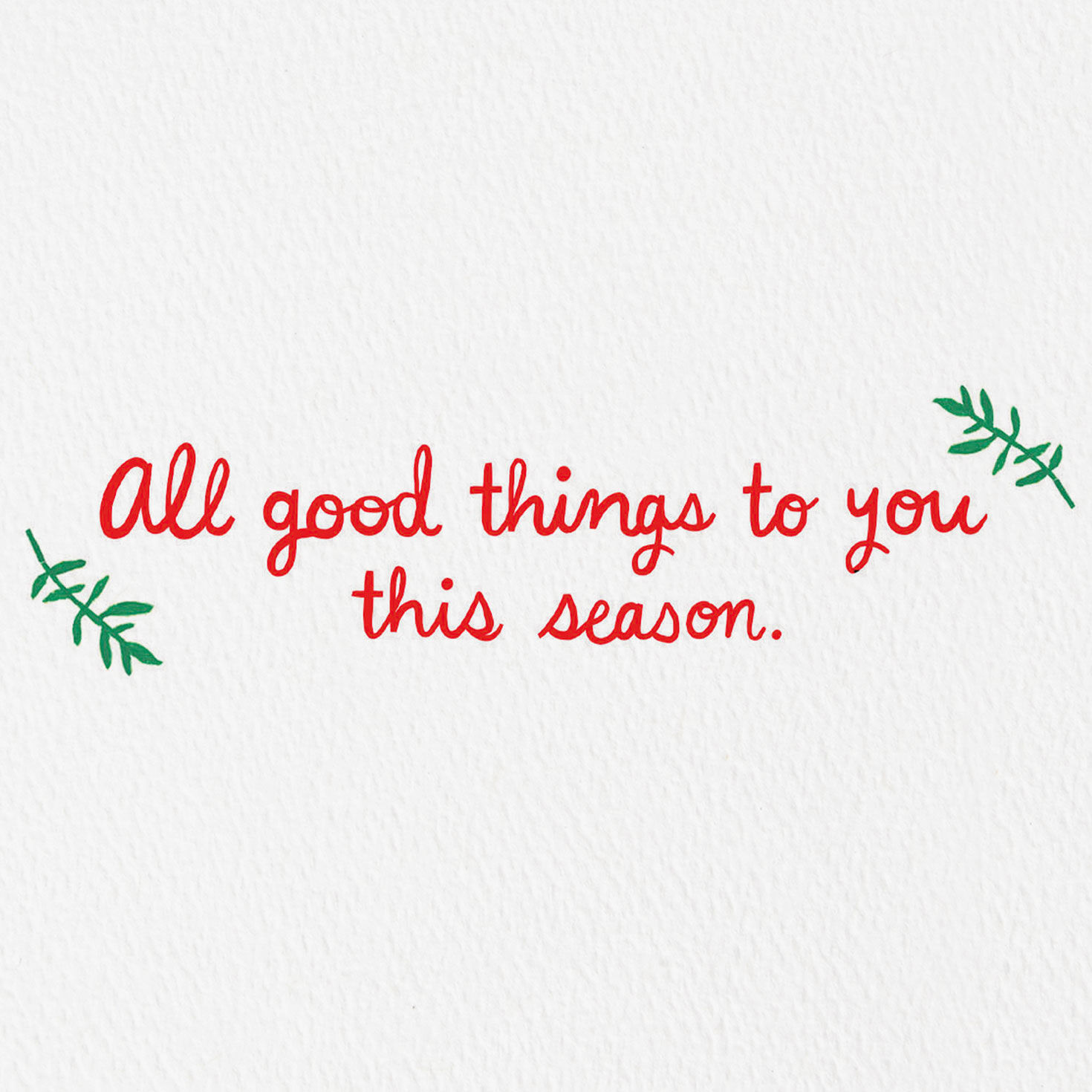 Peace Love Joy Dove and Trees Christmas Card, , large image number 2