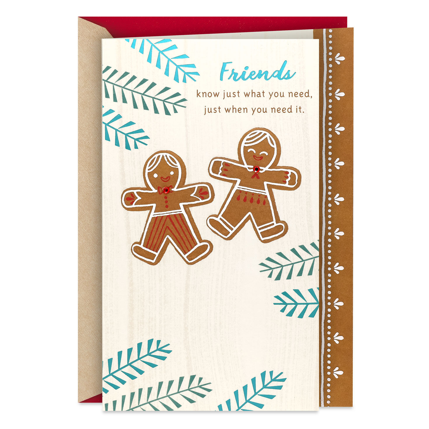 Friends Know Just What You Need Christmas Card