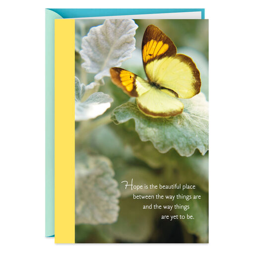 Butterfly of Hope Encouragement Card, 