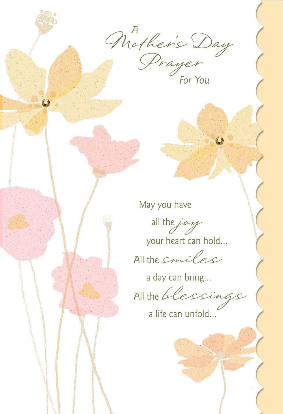 A Prayer for You Religious Mother's Day Card