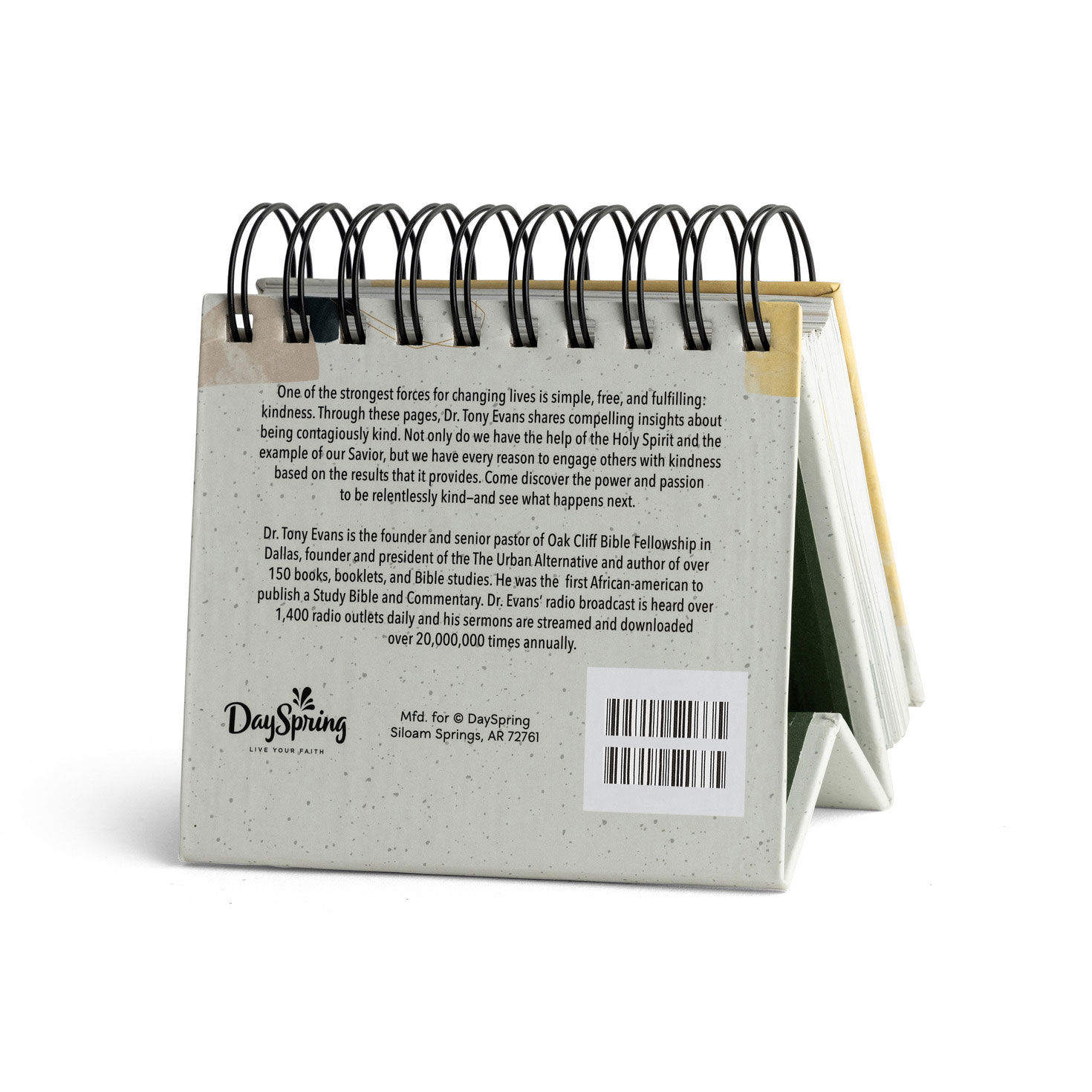 Tony Evans Cultivating Kindness Perpetual Calendar Back image number 2