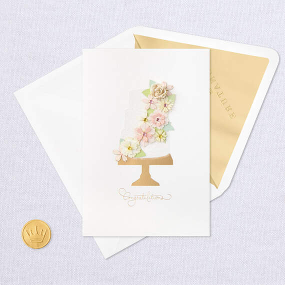 A Lifetime Filled With Happiness Wedding Card, , large image number 5