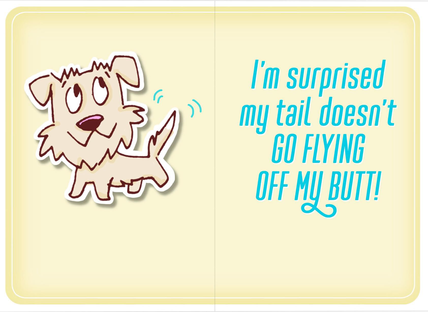 Happy, Happy Dog Thank You Card