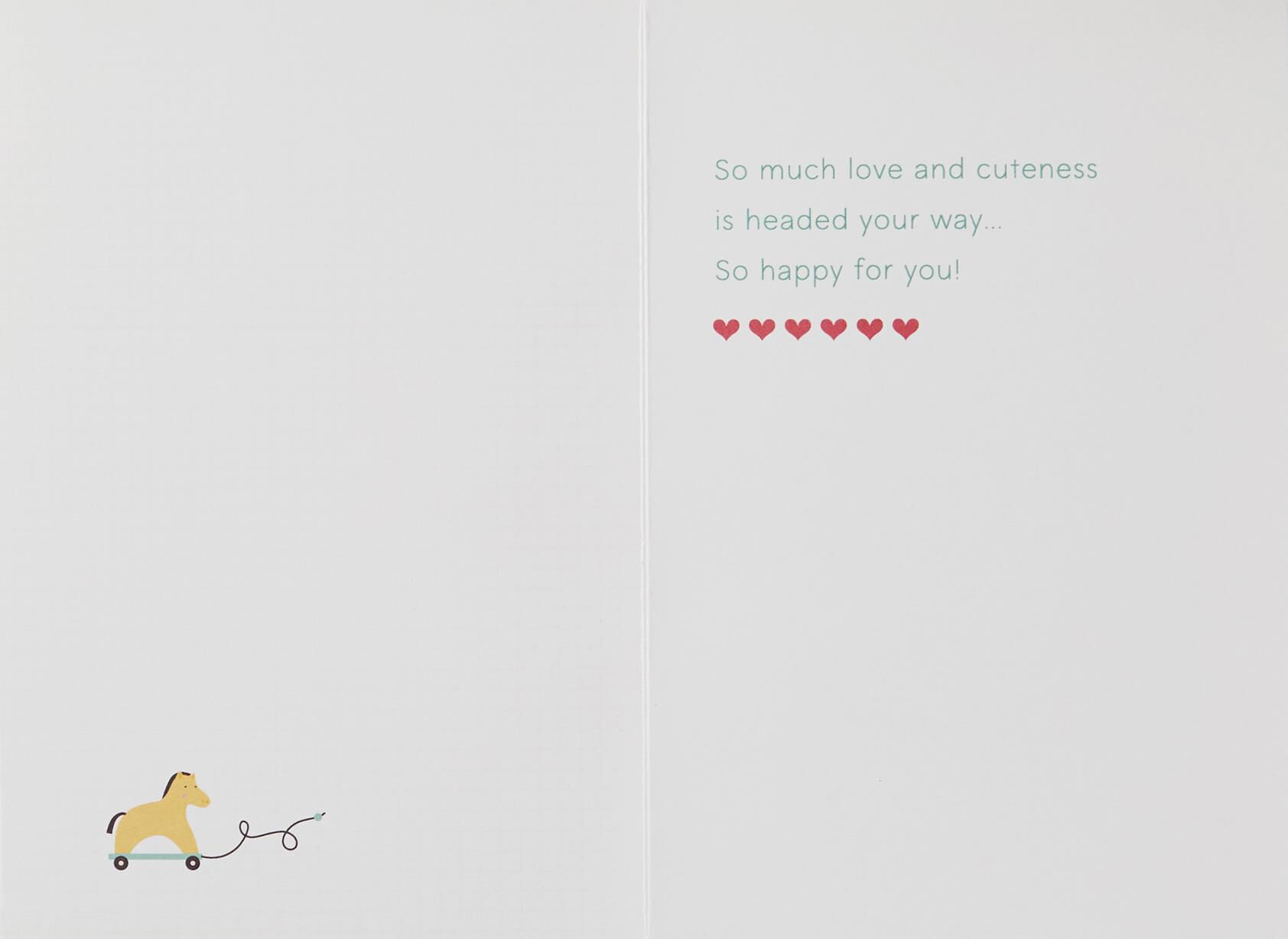 So Much Love New Baby Card