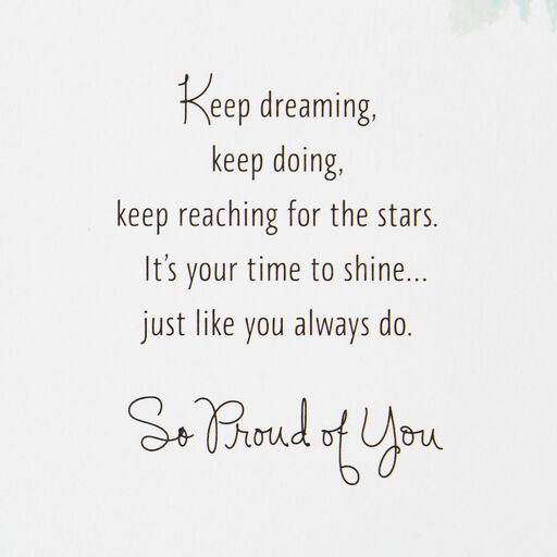 Bright Future Graduation Card for Niece With Shine Token, 