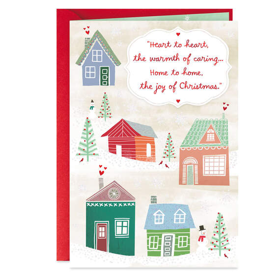 Thinking of You and Wishing You Happiness Christmas Card