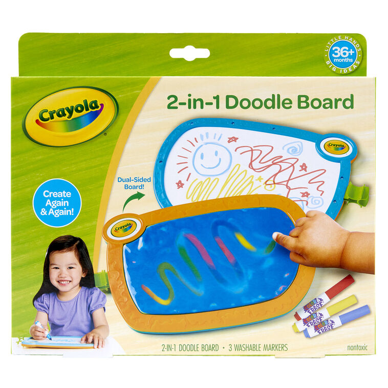 Crayola Double Doodle Board With Markers, , large image number 4