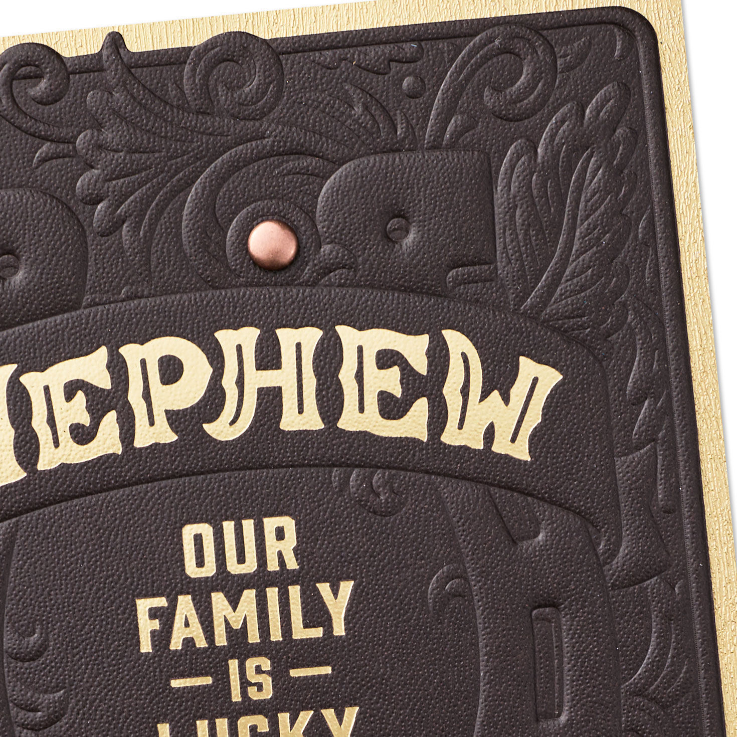 Lucky to Have You, Horseshoe Birthday Card for Nephew for only USD 8.59 | Hallmark