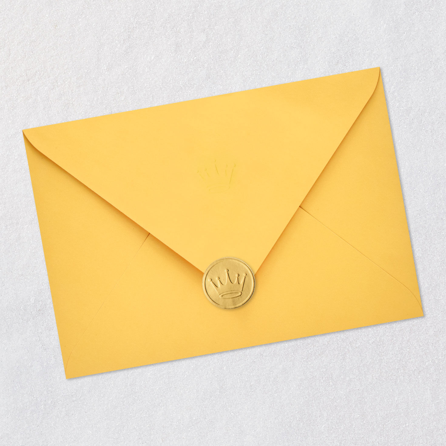 Dinosaur Eating Cake Funny Birthday Card Envelope Back with Seal image number 7