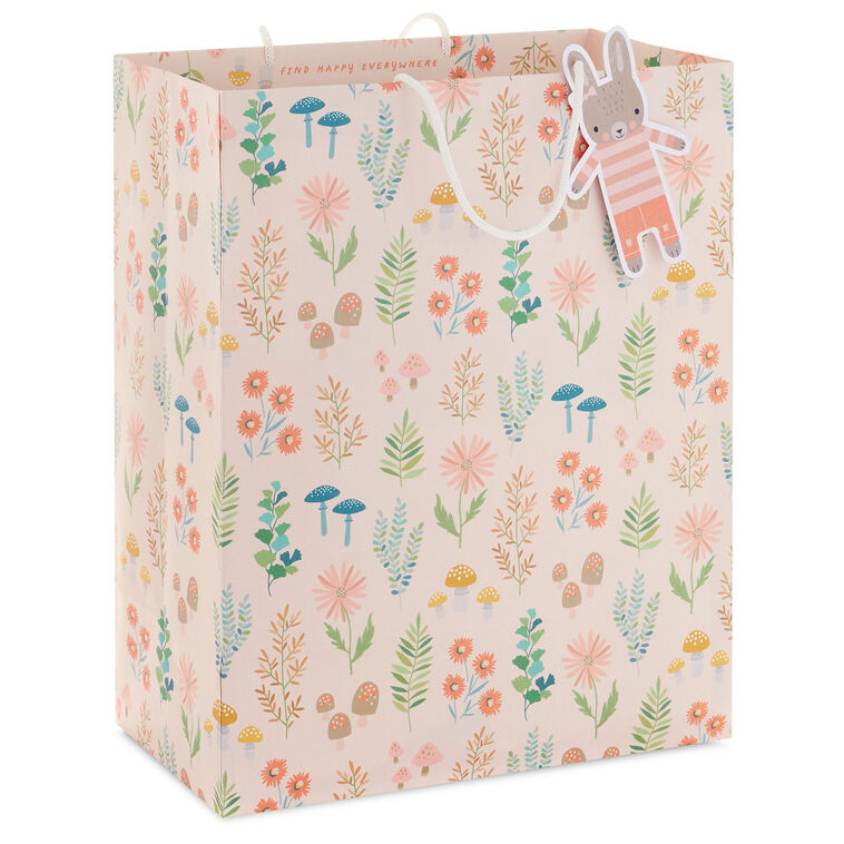 13" Woodland Flowers Large Gift Bag