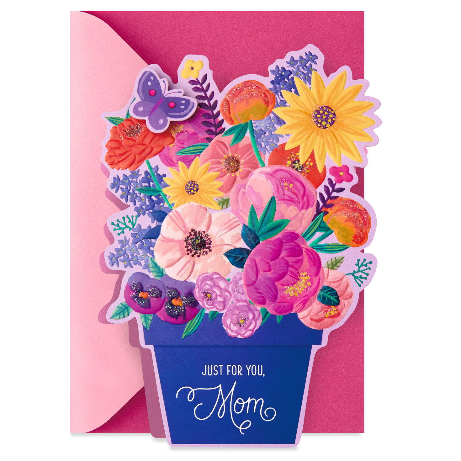 flower pot mothers day card