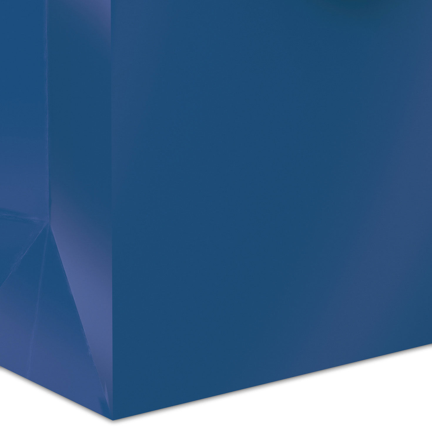 Medium Navy Blue Gift Bag Base/Side Detail image number 5