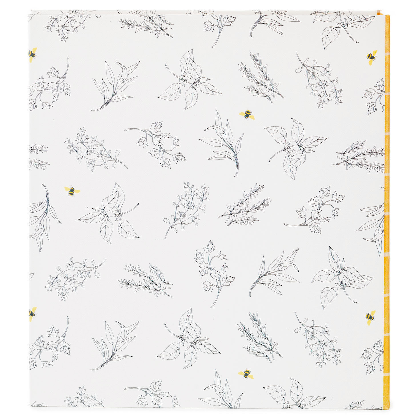 Yellow Honeycomb Recipe Organizer Book, , large image number 4